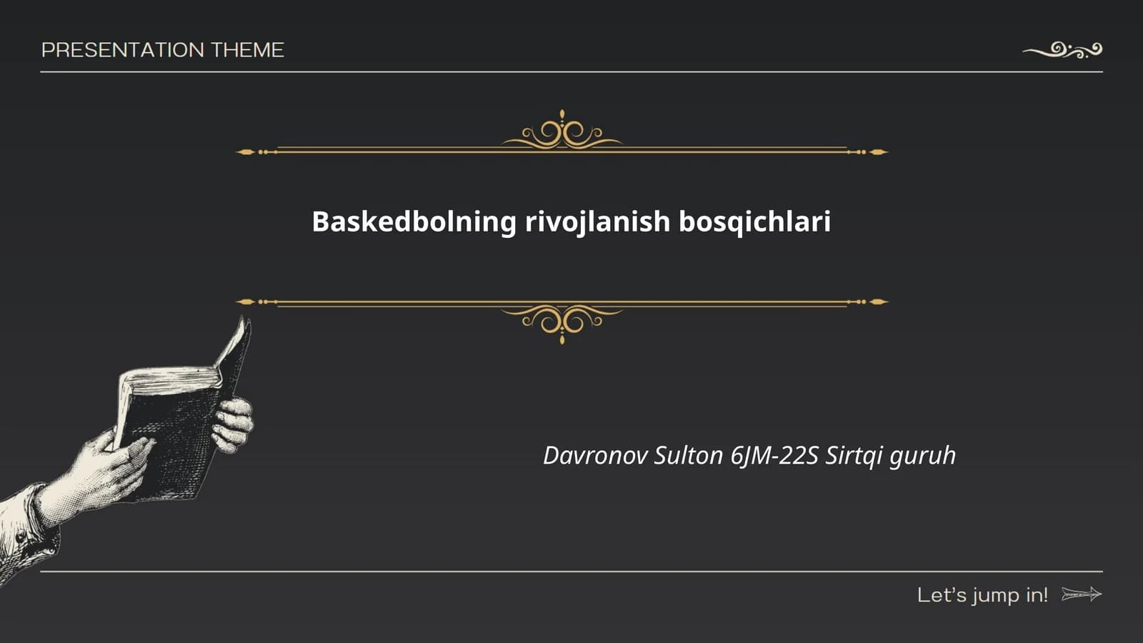 Basketbolning rivojlanish bosqichlari