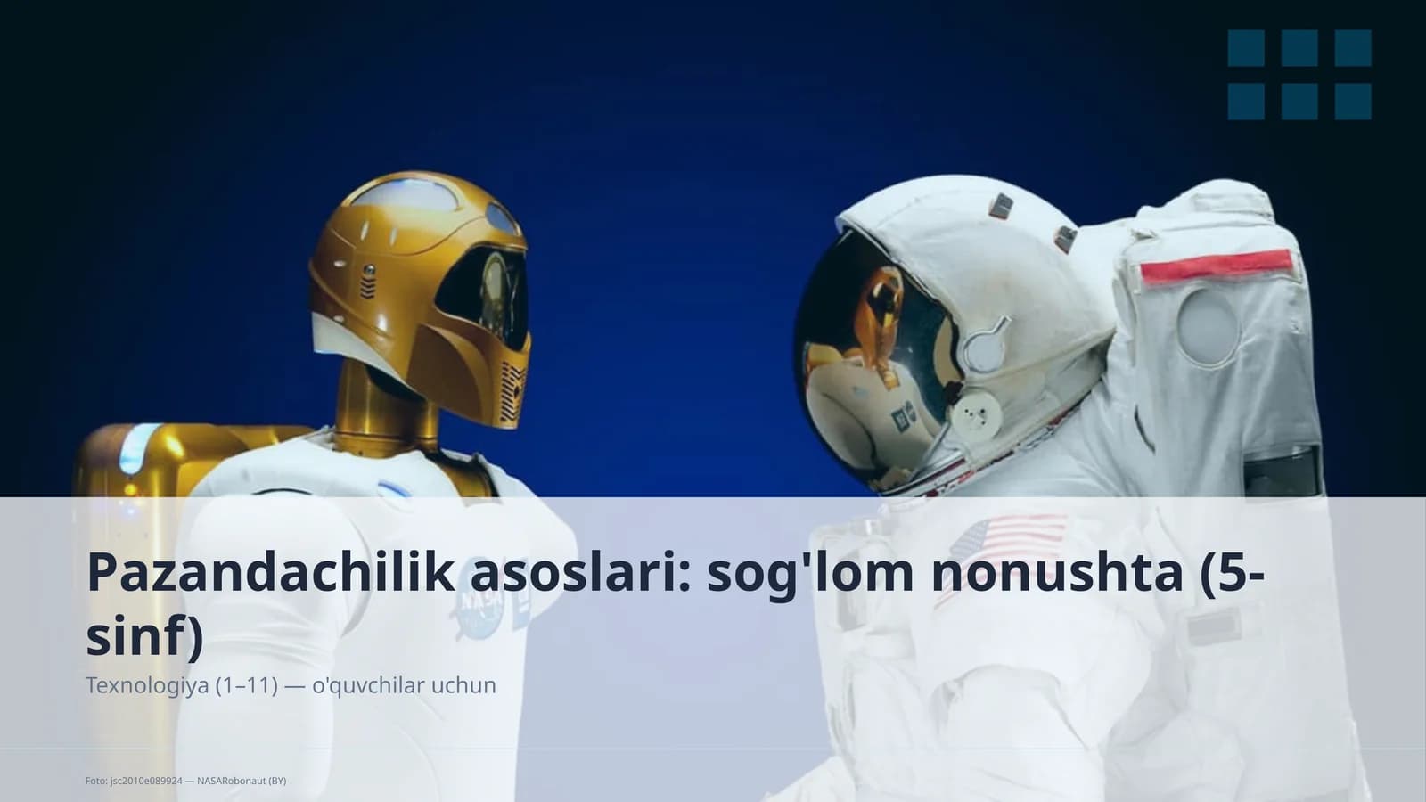 Pazandachilik asoslari: sog'lom nonushta (5-sinf)
