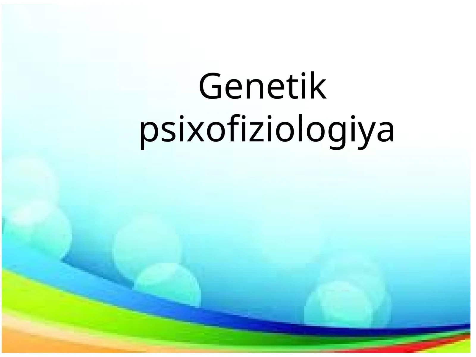 Genetik