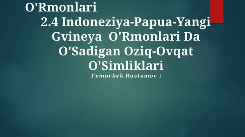 Janubi-Sharqiy Osiyo O'Rmonlari