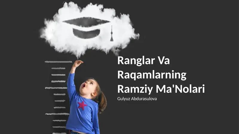 Ranglar Va Raqamlarning Ramziy Ma'Nolari