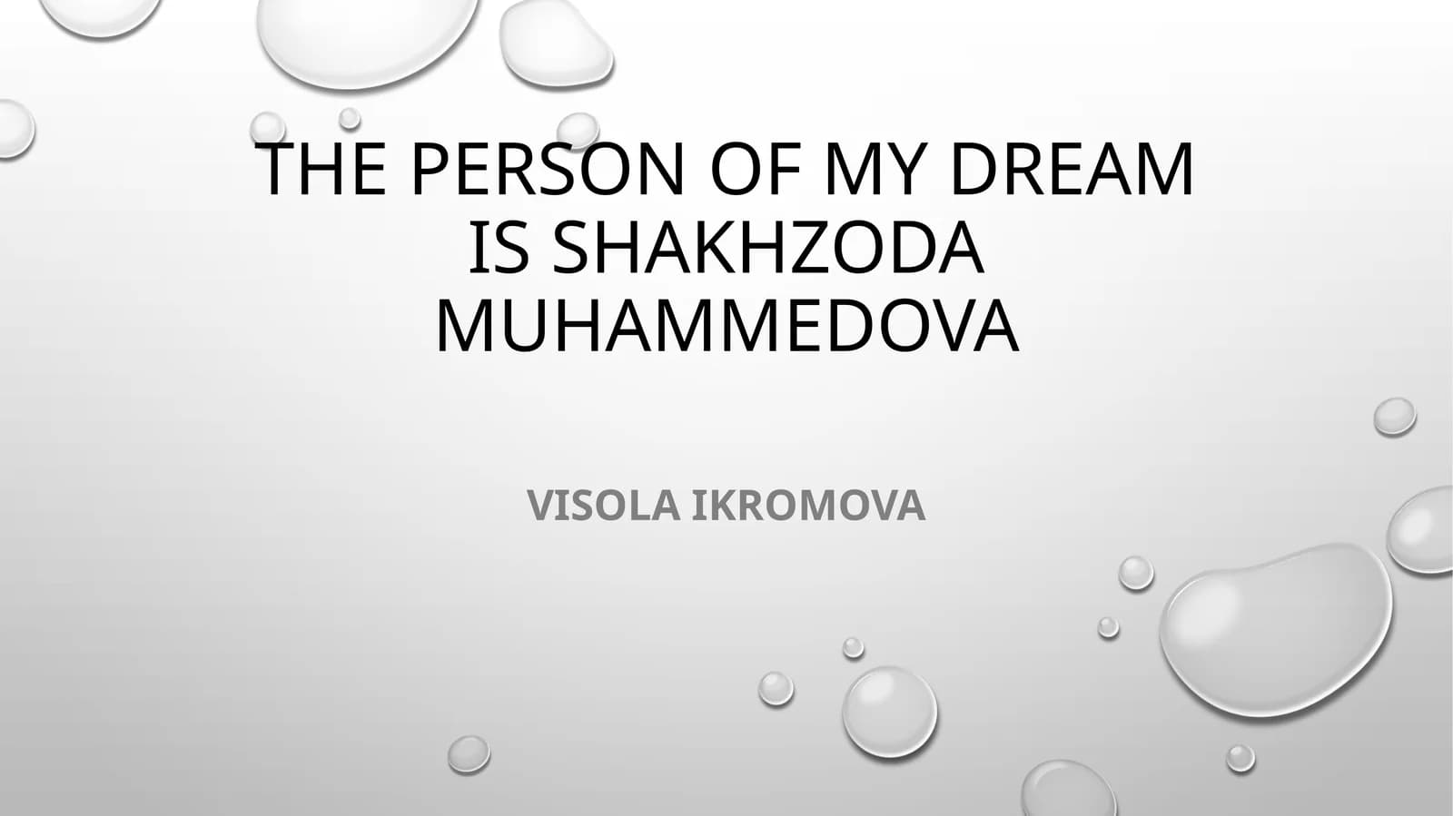ShakhzodaMuhammedova