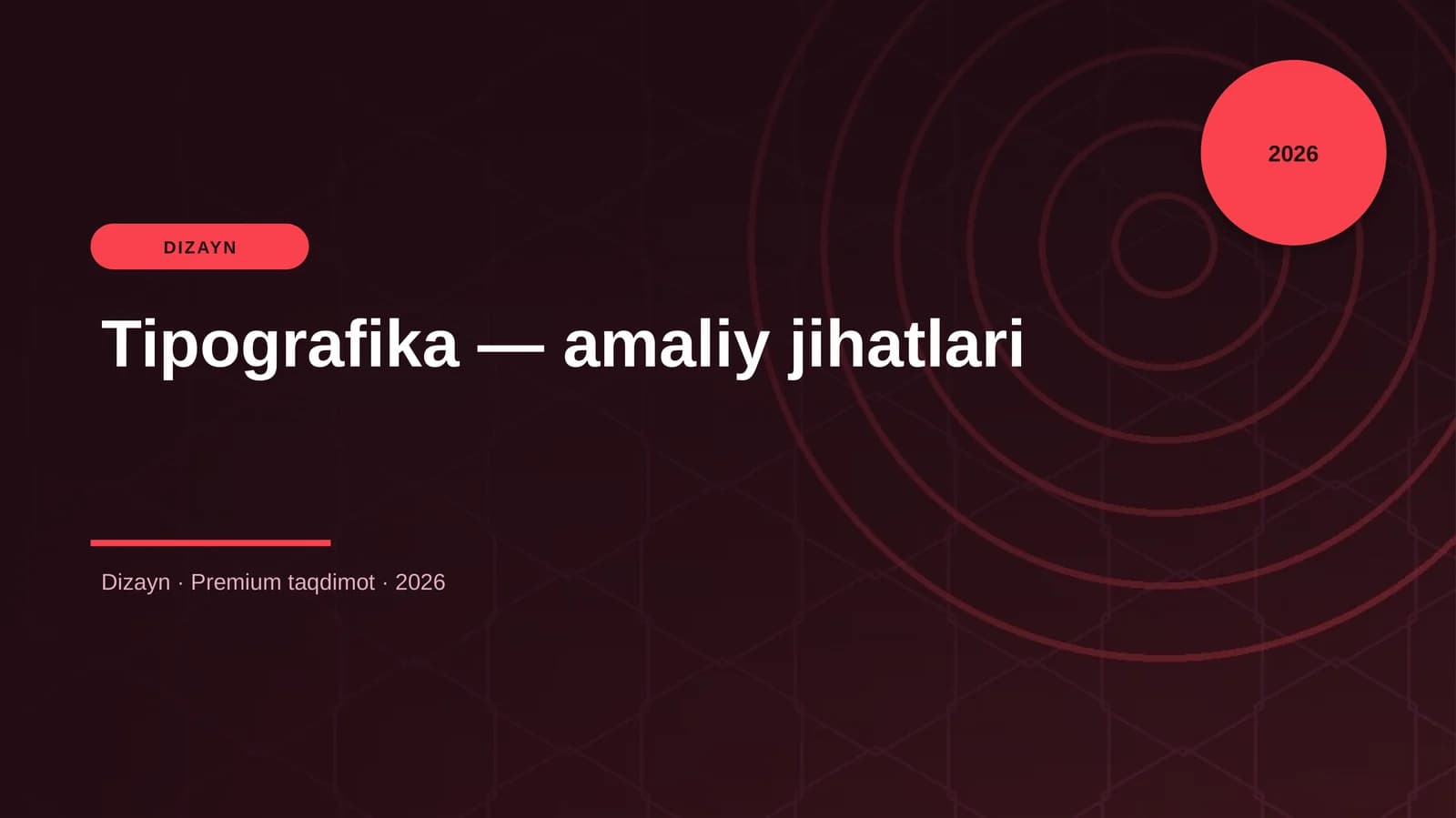 Tipografika — amaliy jihatlari