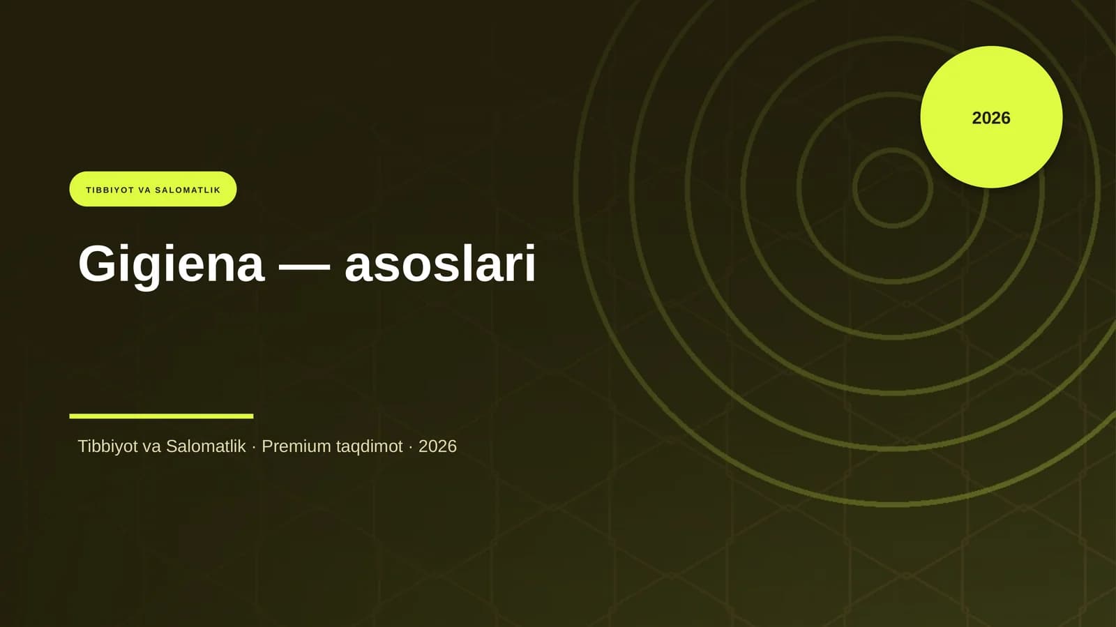 Gigiena — asoslari