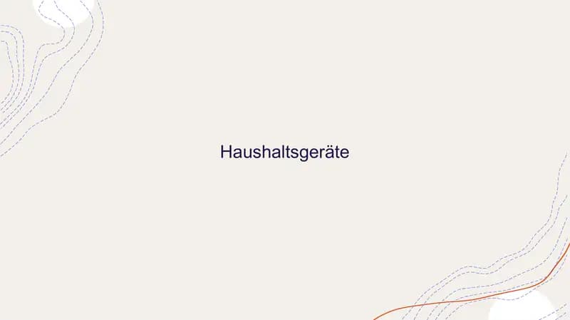 Haushaltsgeräte