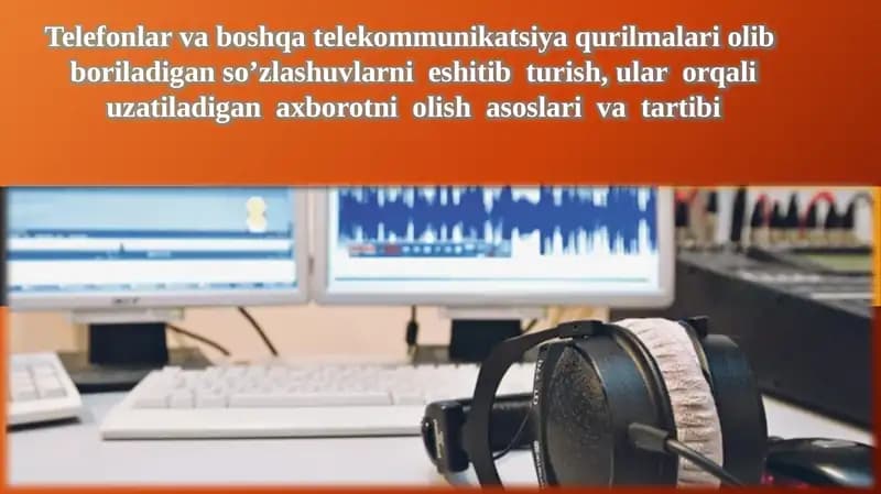 Telefonlar va boshqa telekommunikatsiya qurilmalari