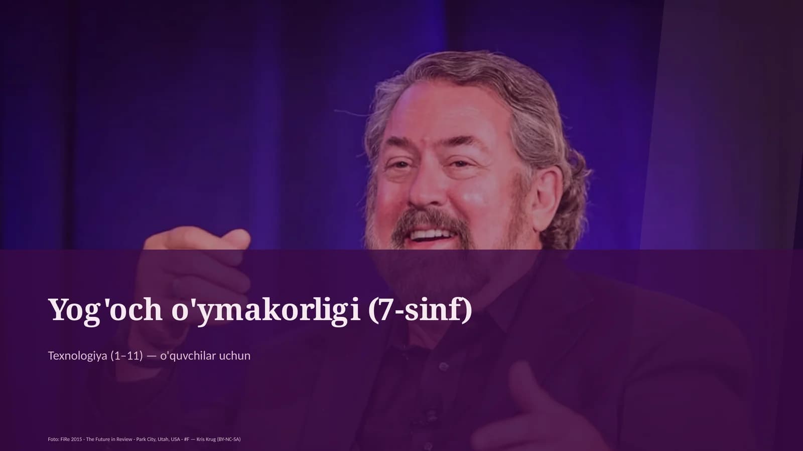 Yog'och o'ymakorligi (7-sinf)