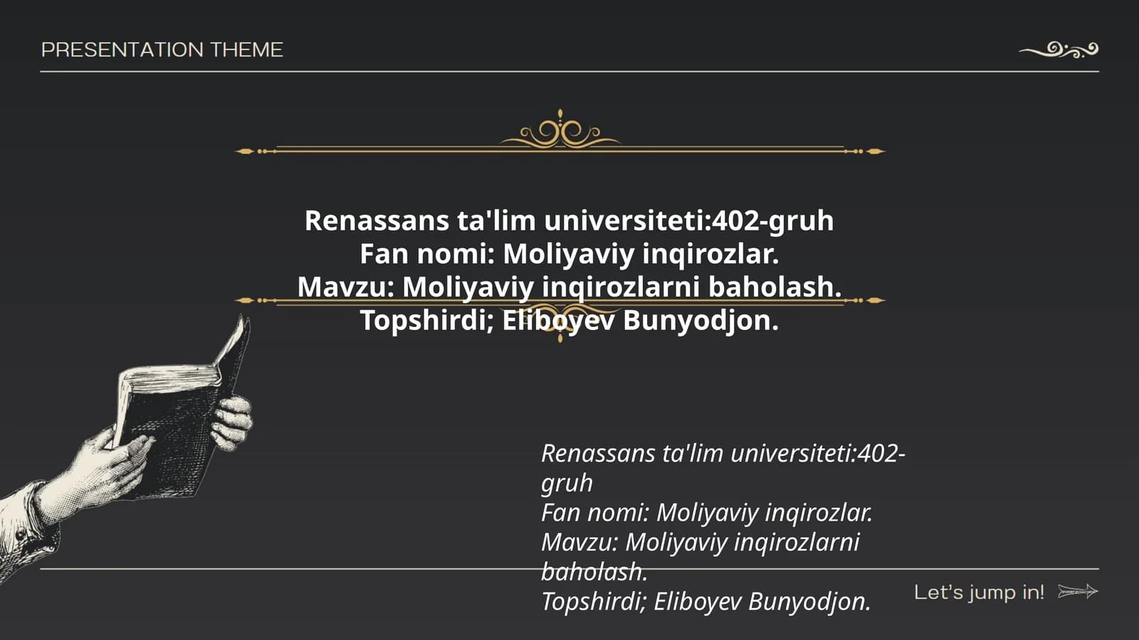 Moliyaviy inqirozlar