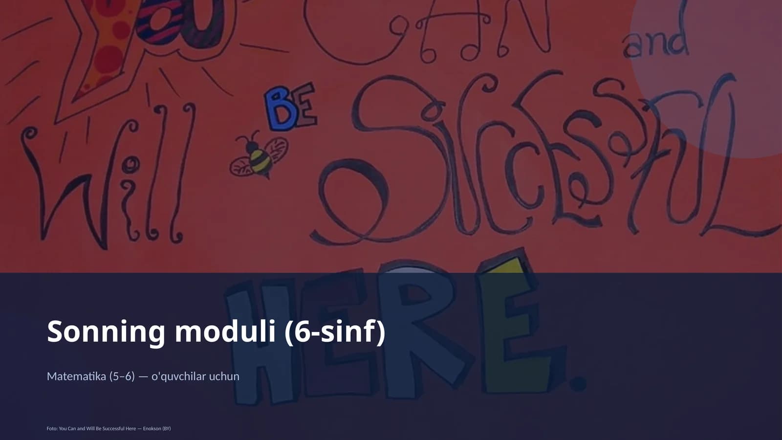 Sonning moduli (6-sinf)
