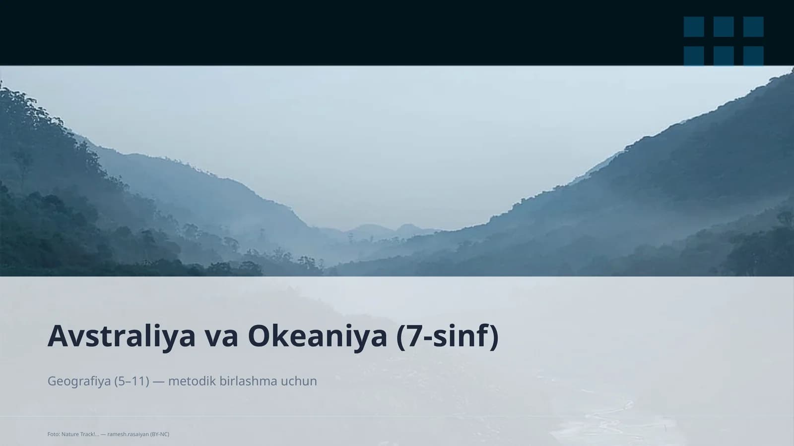 Avstraliya va Okeaniya (7-sinf)