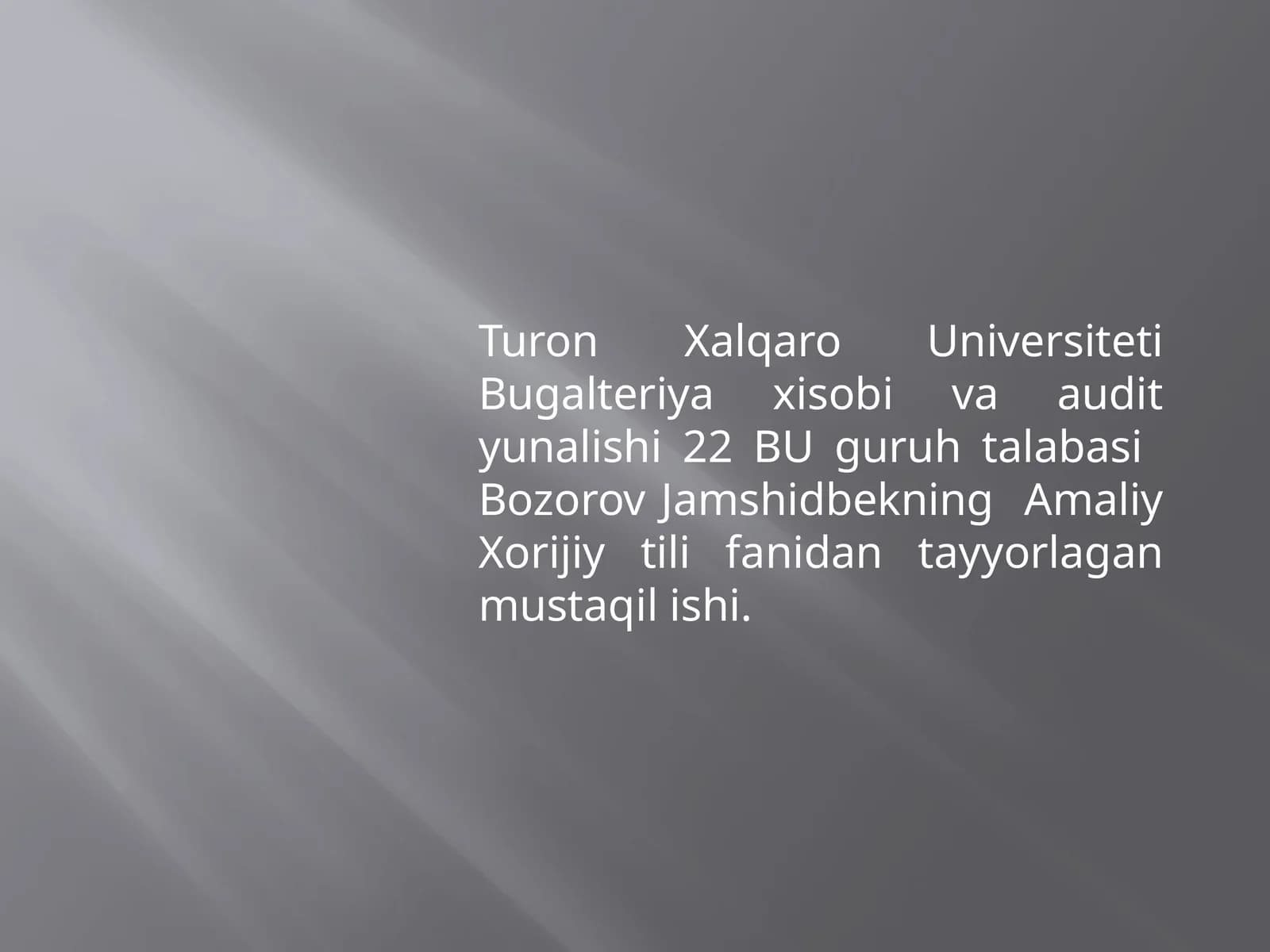 Formal Writing