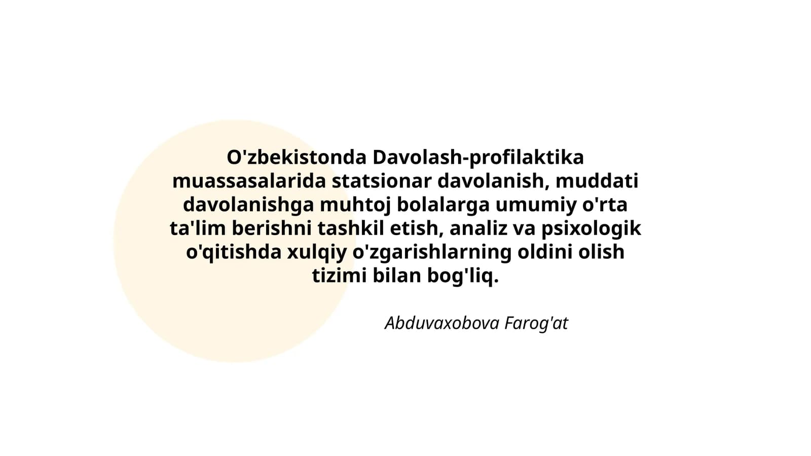 Abduvaxobova Farog'at
