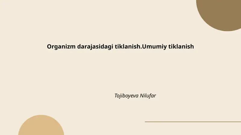 O'simliklar hujayra darajasidagi tiklanish