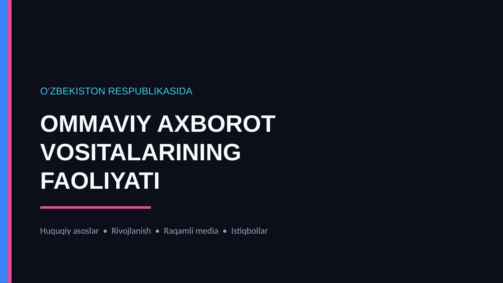 Ommaviy axborot vositalari