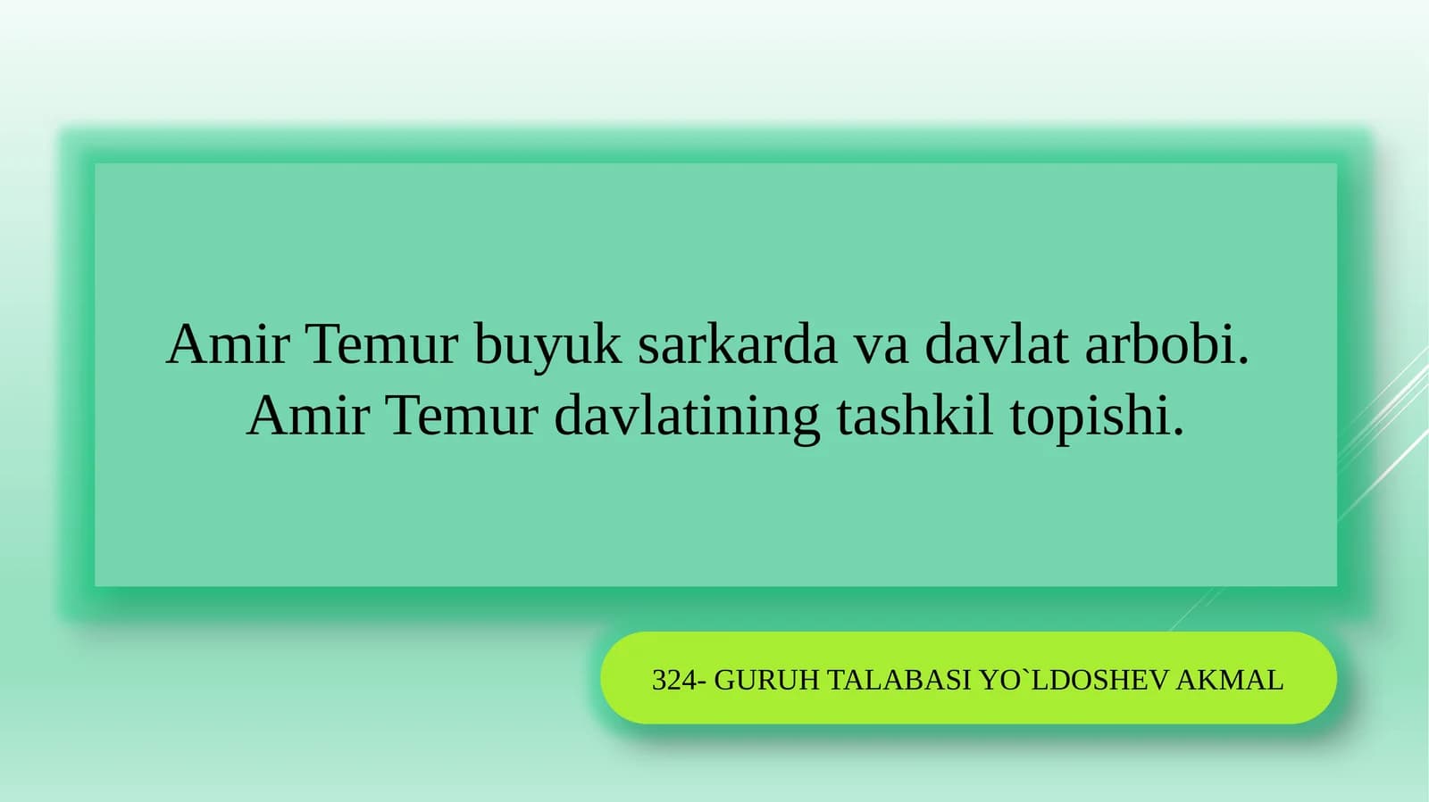 Amir Temur hayotida yozilgan manbalar