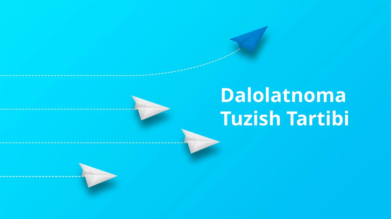 Dalolatnoma Tuzish Tartibi