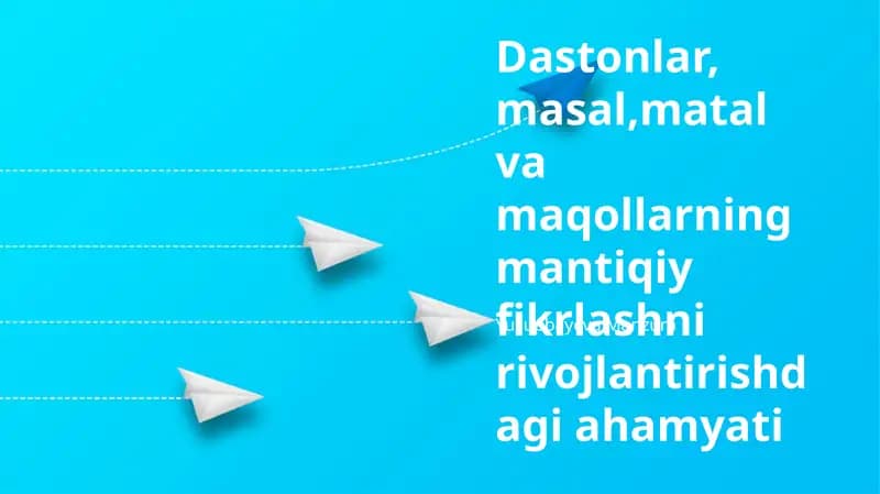 Rivoyatlar va topishmoqlar