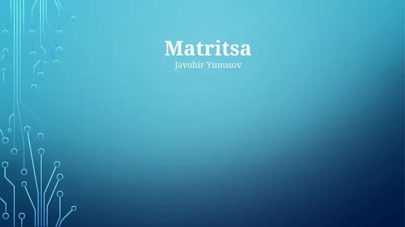 Matritsa