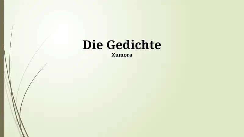 Die Gedichte