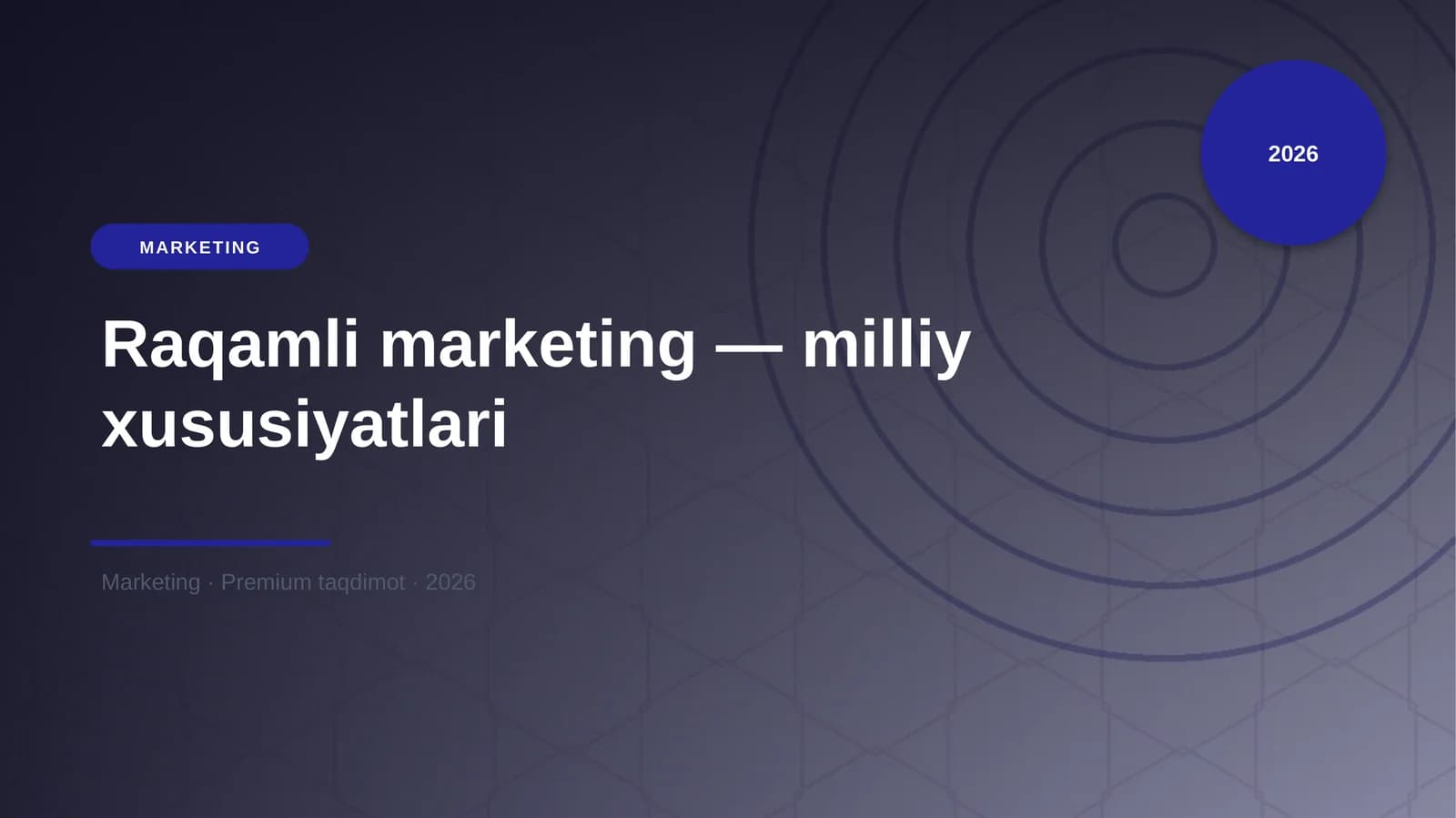 Raqamli marketing — milliy xususiyatlari