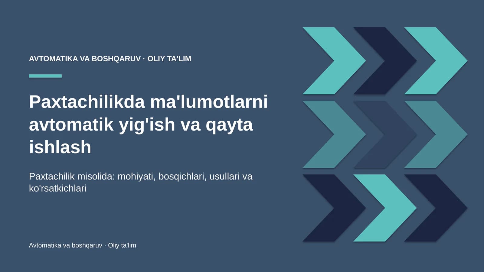 paxtachilikda ma'lumotlarni avtomatik yig'ish va qayta ishlash 1250