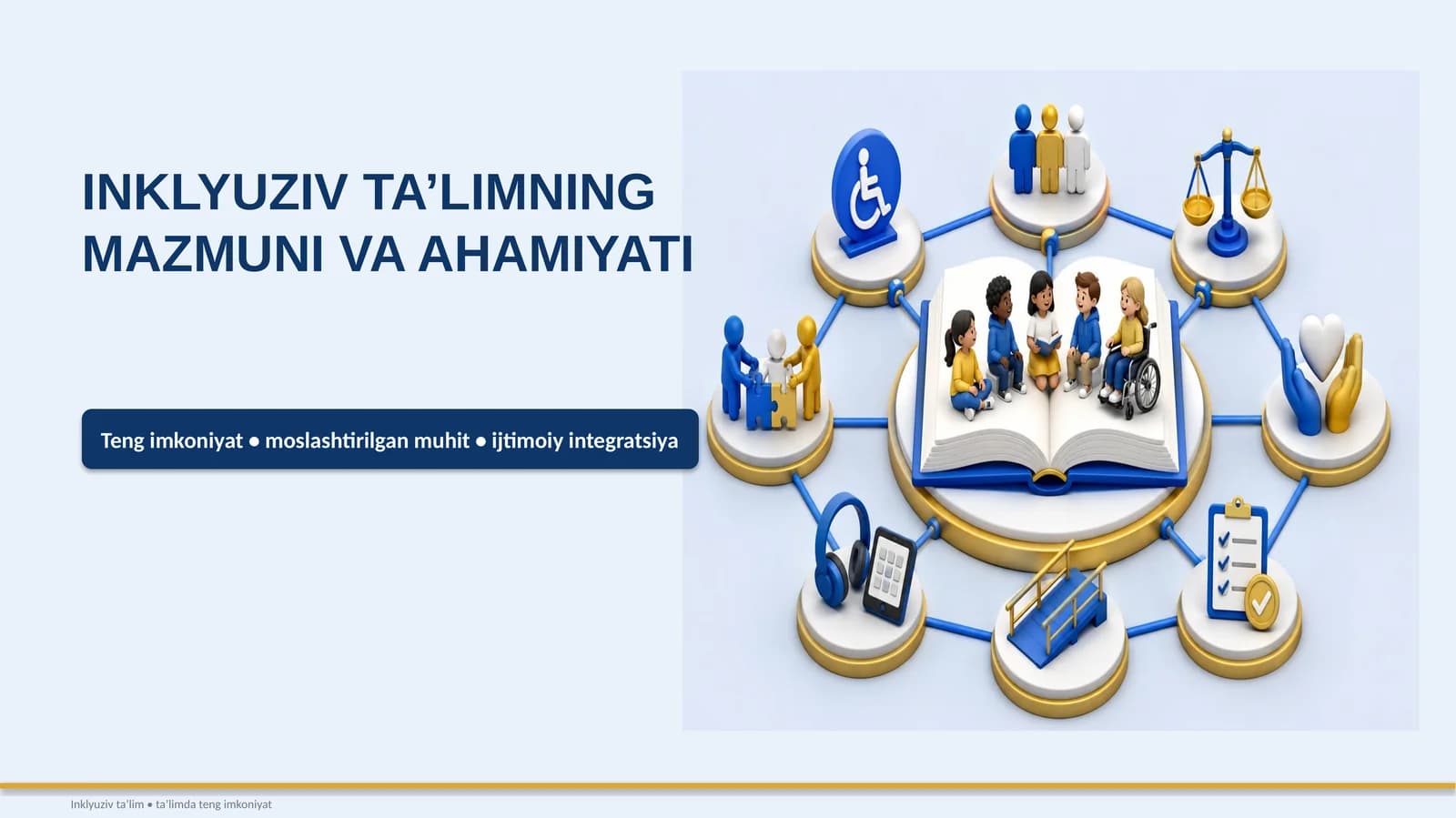 INKLYUZIV TA’LIMNINGMAZMUNI VA AHAMIYATI