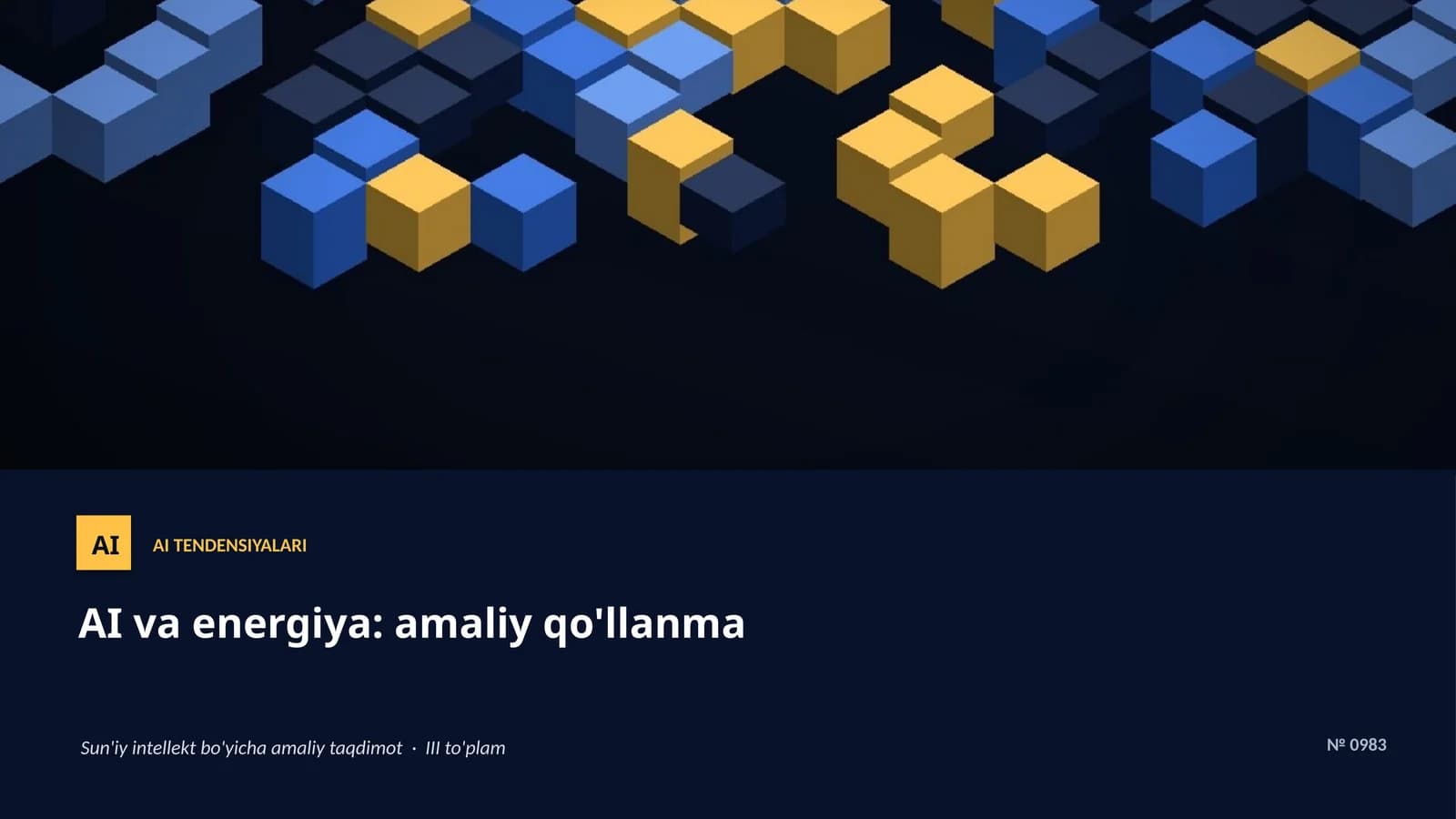 AI TENDENSIYALARI