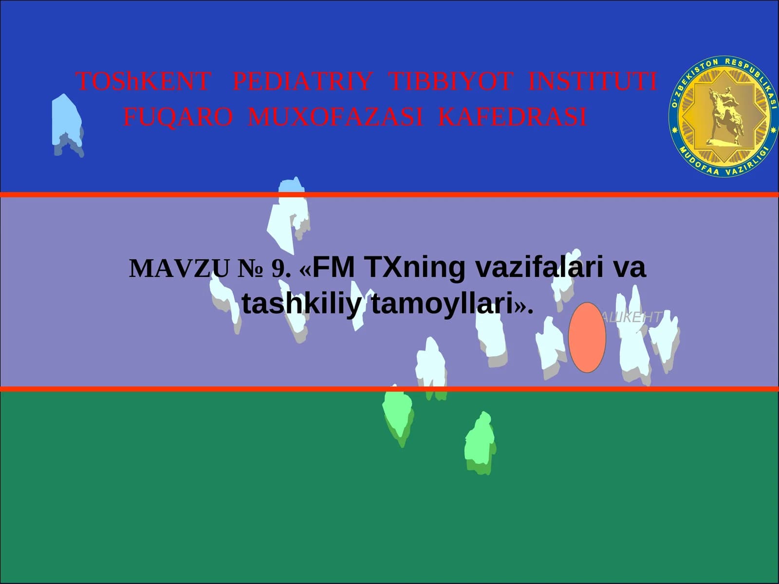 FM TXning vazifalari va tashkiliy tamoyllari