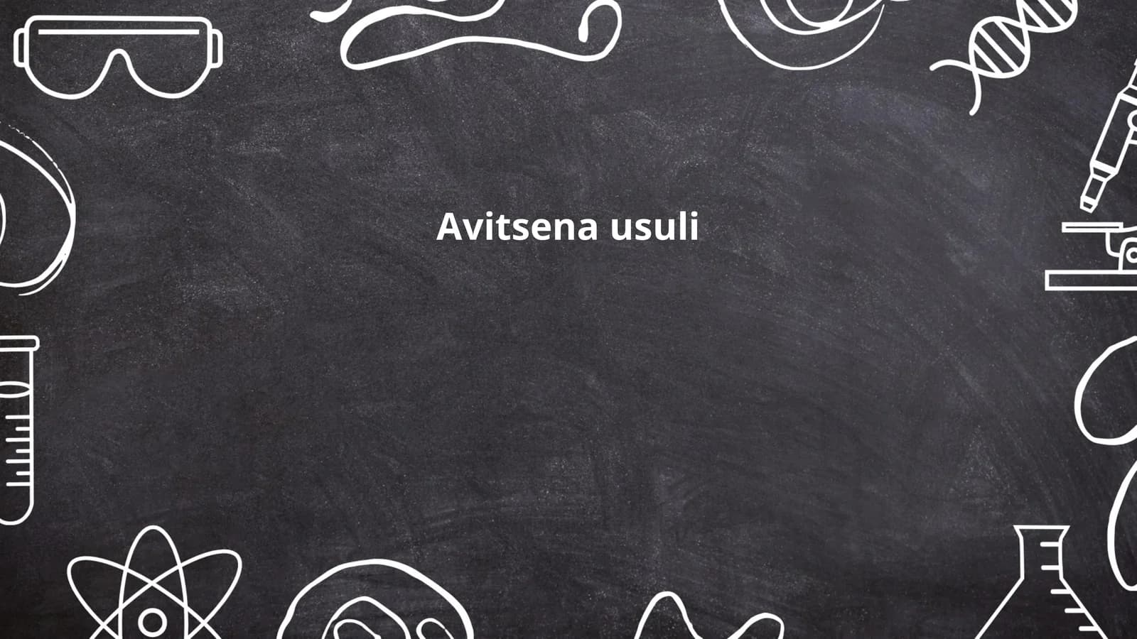 Avitsena usuli