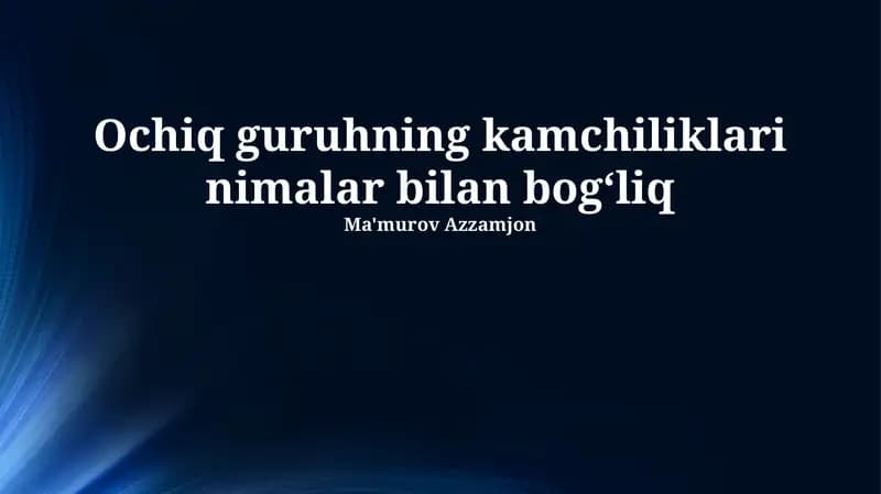 A'zolarning o'zgaruvchanligi va integratsiya muammolari
