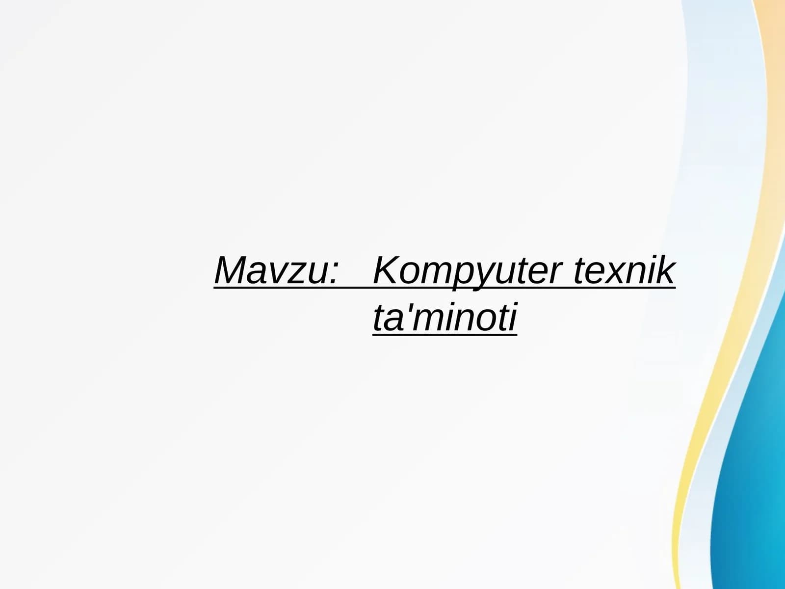 Noutbuk kompyuterlar