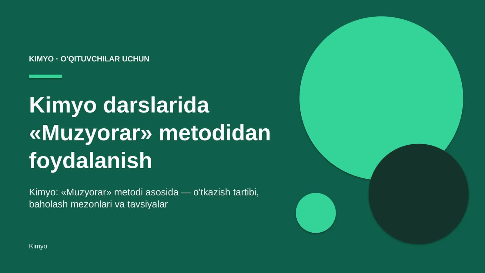 kimyo darslarida muzyorar metodidan foydalanish 9874