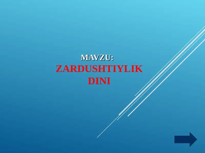 ZARDUSHTIYLIK DINI