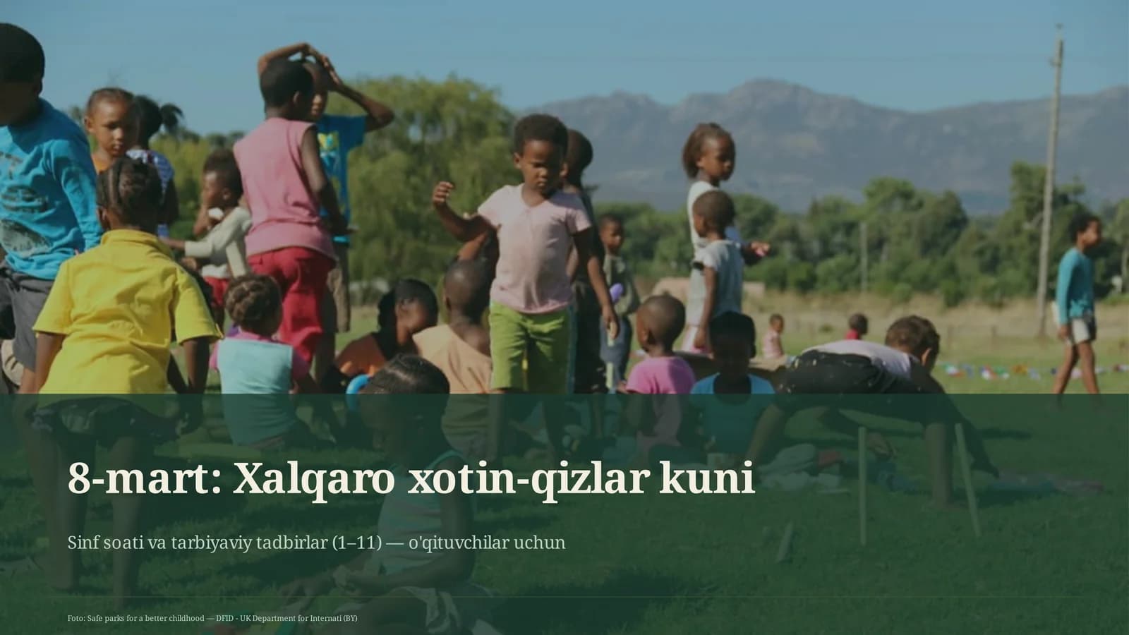 8-mart: Xalqaro xotin-qizlar kuni