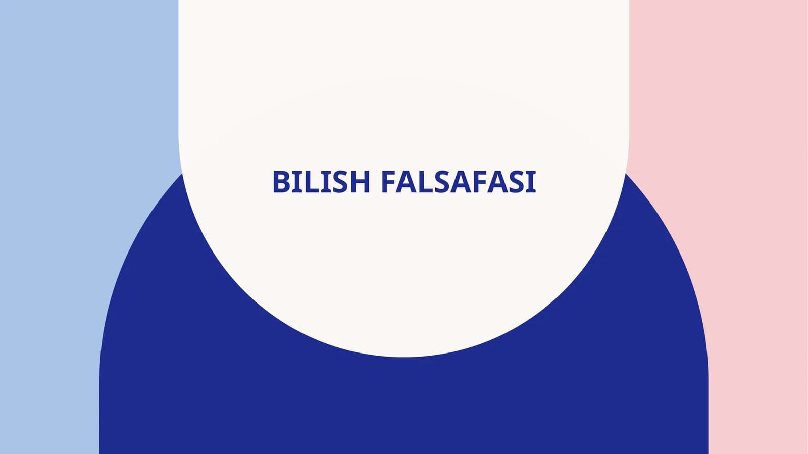 Bilish falsafasi