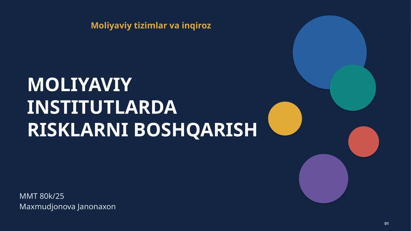Moliyaviytizimlarvainqiroz