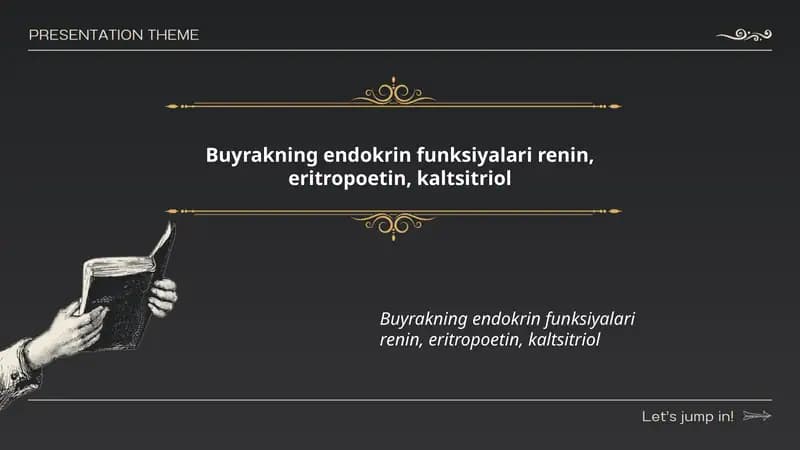 Buyrakning endokrin funksiyalari renin, eritropoetin, kaltsitriol
