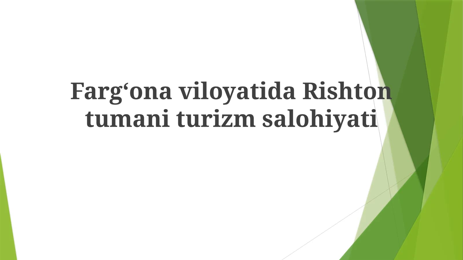 Oshxona turizmi