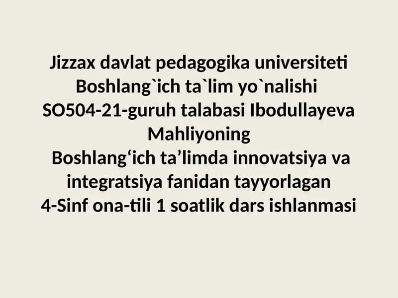 Sifatyasovchi qo’shimchalar