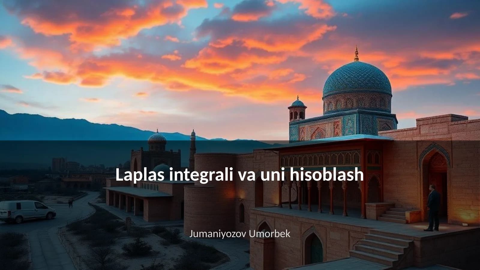 Laplas integrali va uni hisoblash