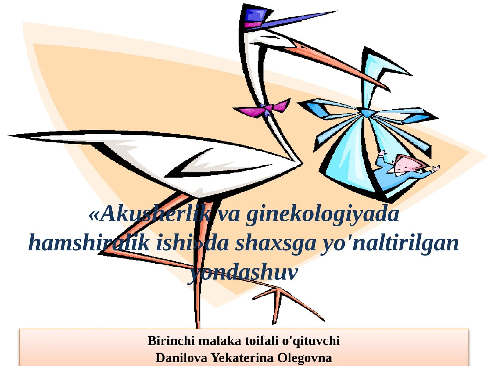 Akusherlik va ginekologiyada shaxsga yo'naltirilgan hamshiralik yondashuvi