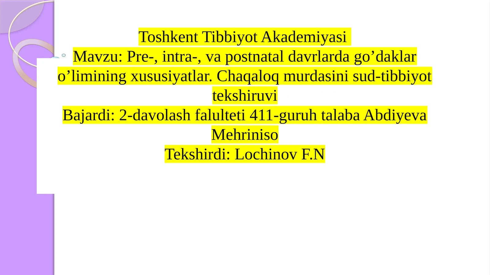 Yangitug'ilganlik tushunchasi