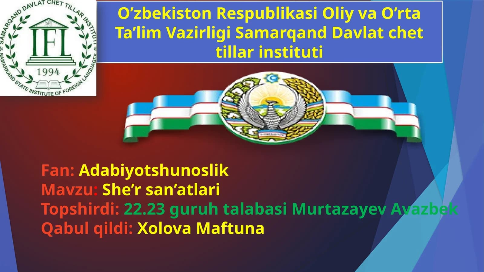 She’r  san’atlari