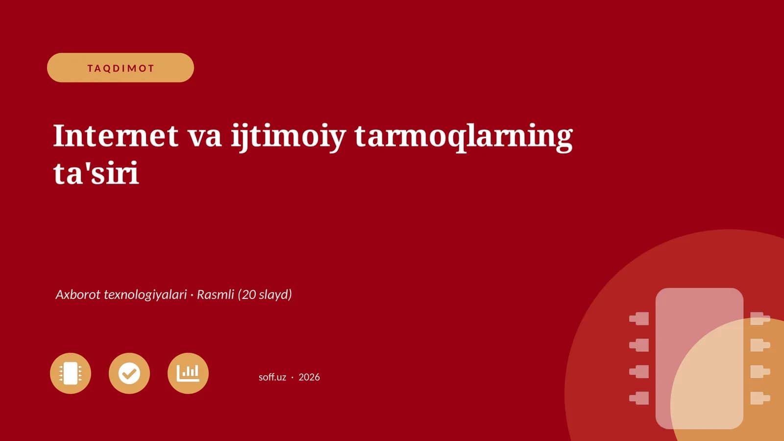 Internet va ijtimoiy tarmoqlarning ta'siri