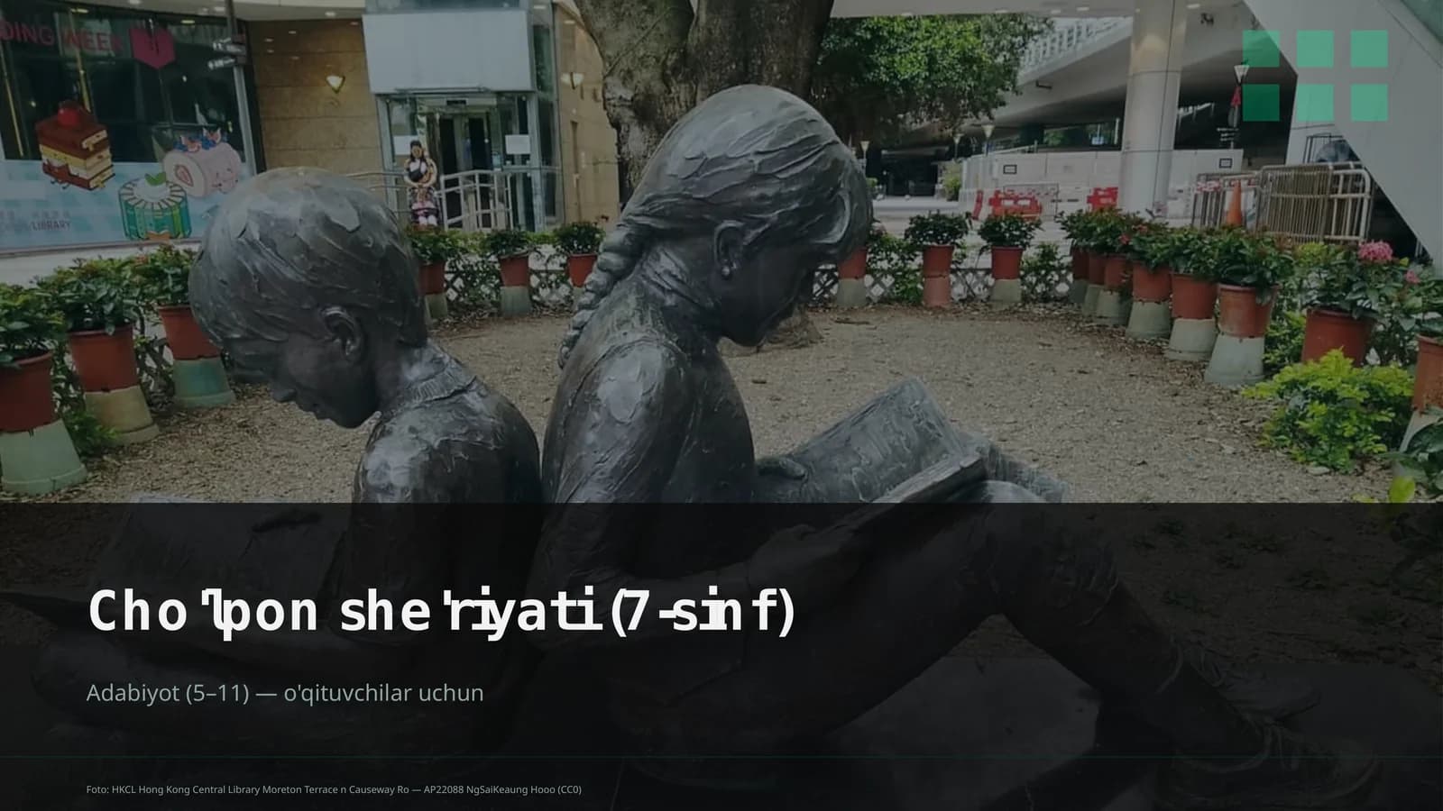 Cho'lpon she'riyati (7-sinf)