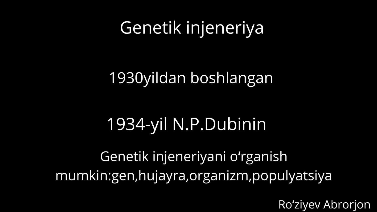 Genetik injeneriya