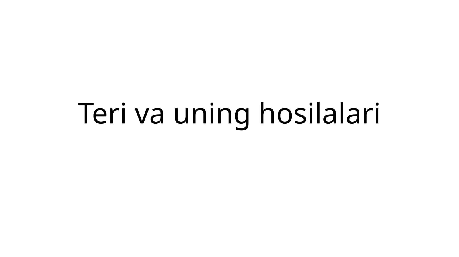 Terivauninghosilalari