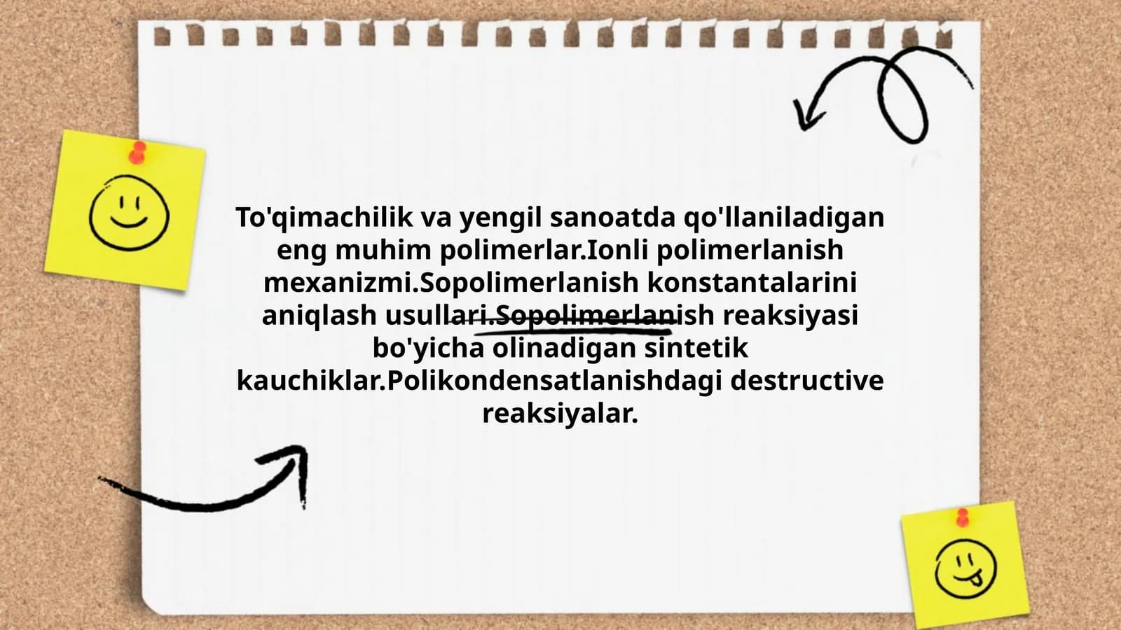 Sopolimerlanish va polikondensatlanish bo'yicha texnika va texnologiya