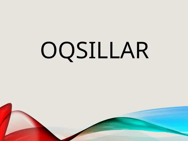 Oqsillar