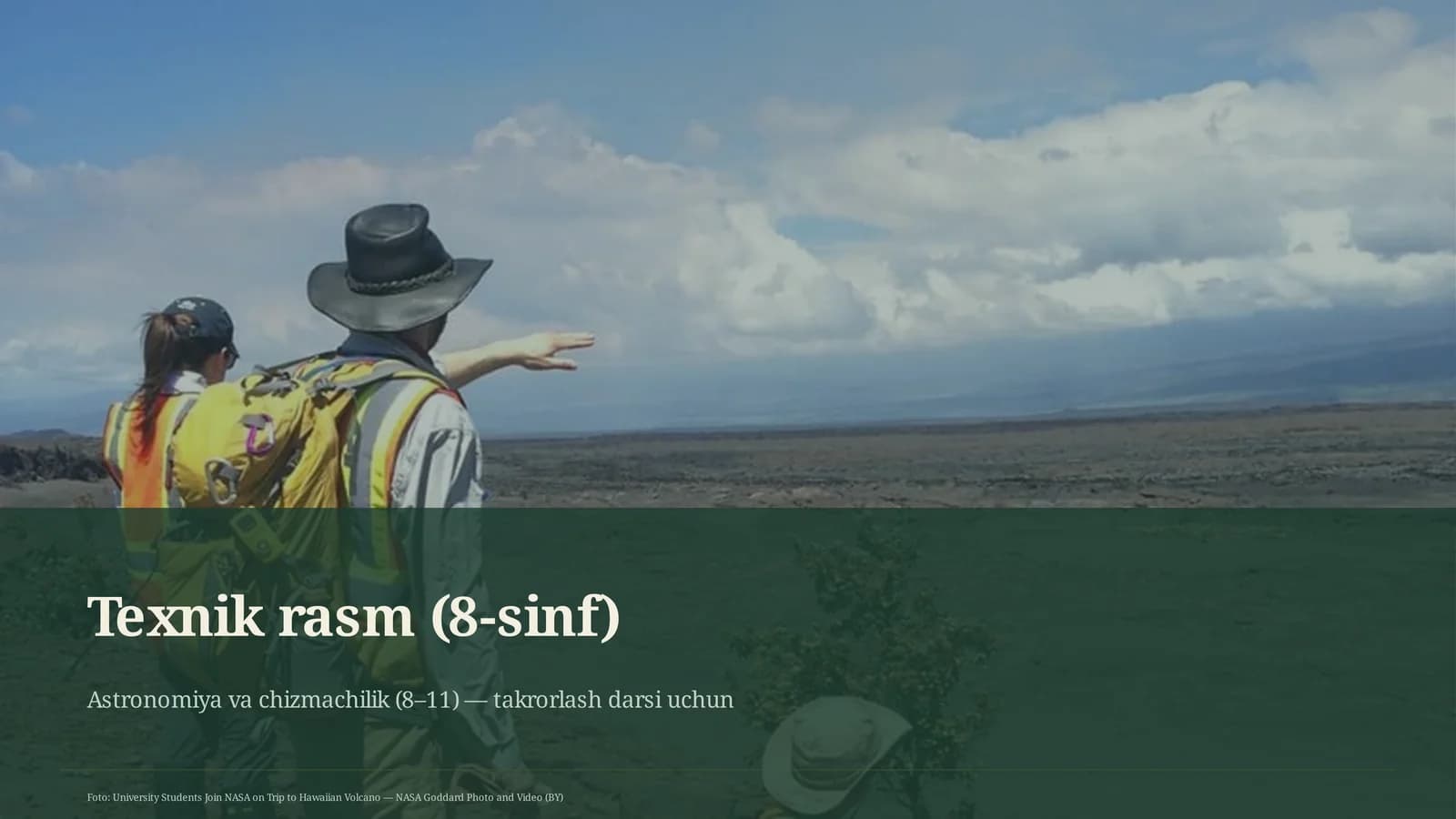 Texnik rasm (8-sinf)